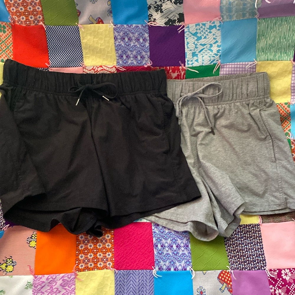 2 pairs size S athletic works soft shorts